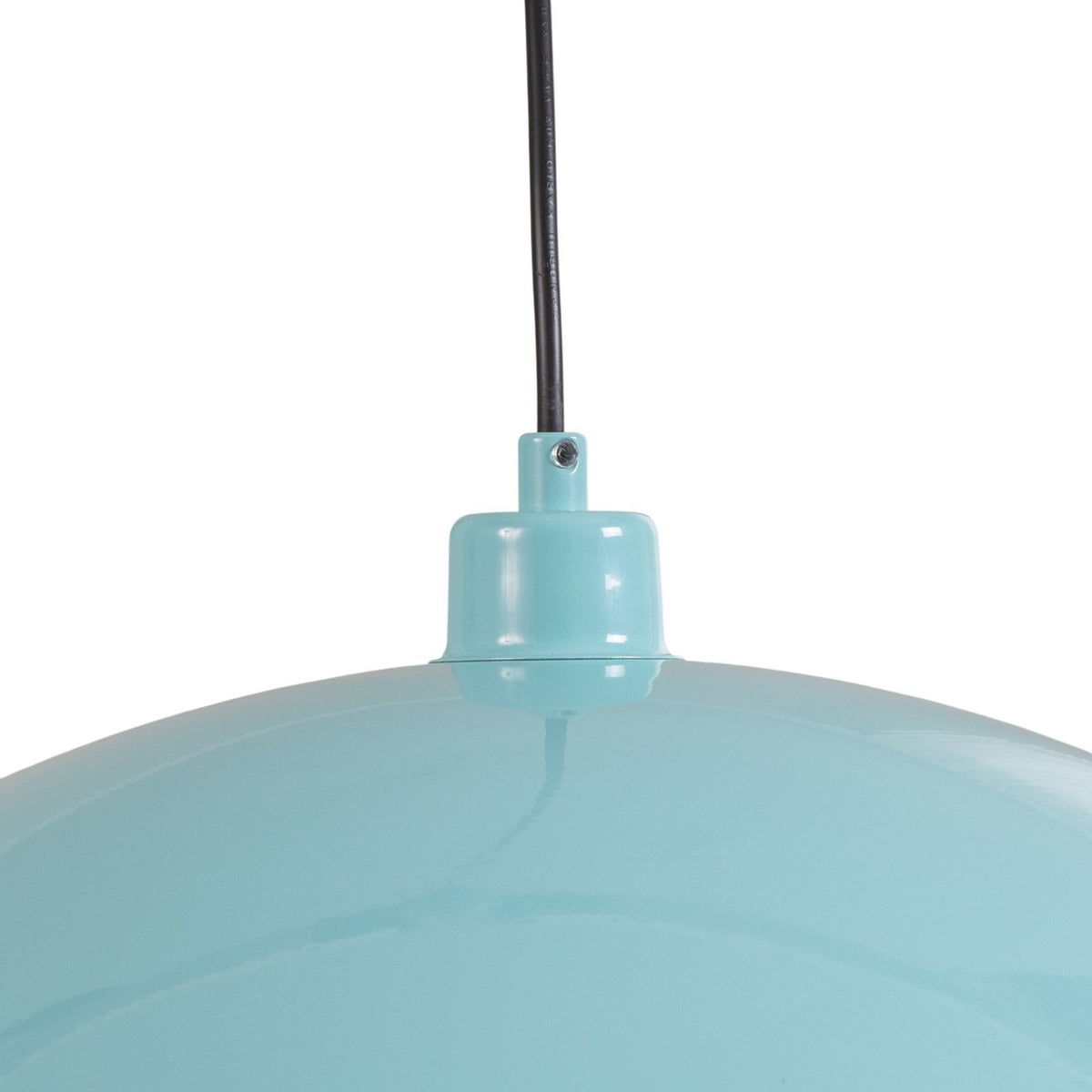Opviq Kure Hängeleuchte Pendelleuchte türkis Metall Ø 60 cm E27 Esszimmerlampe - 8684283485673