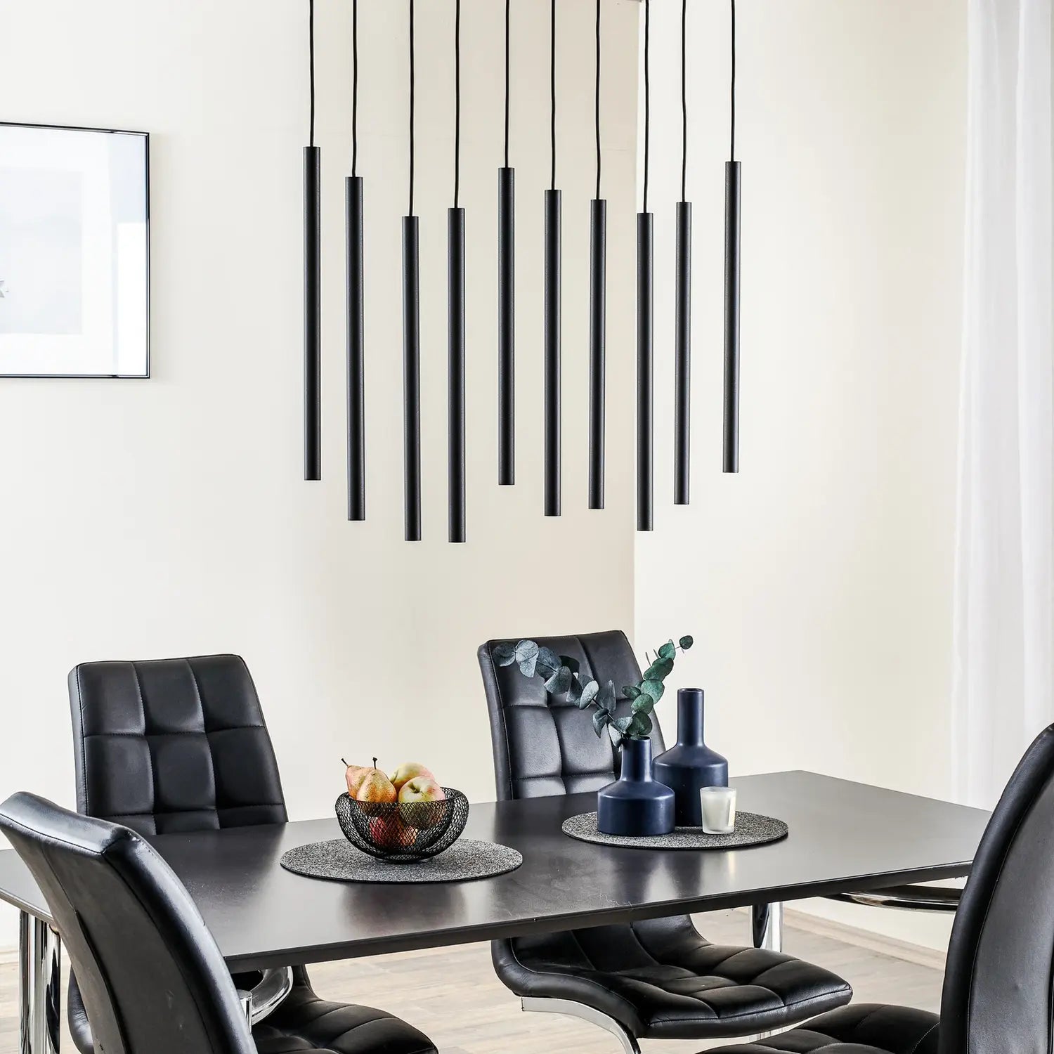 B-Ware Nowodvorski Hängeleuchte Pendelleuchte Laser G9 Schwarz 10 Flammig Metall Lampe - 5903139107051