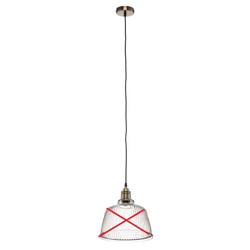 B-Ware Euluna Hängeleuchte Leana Glas Klar Led Hängelampe Lampe Leuchte Siehe Text/Foto - 4251911796230