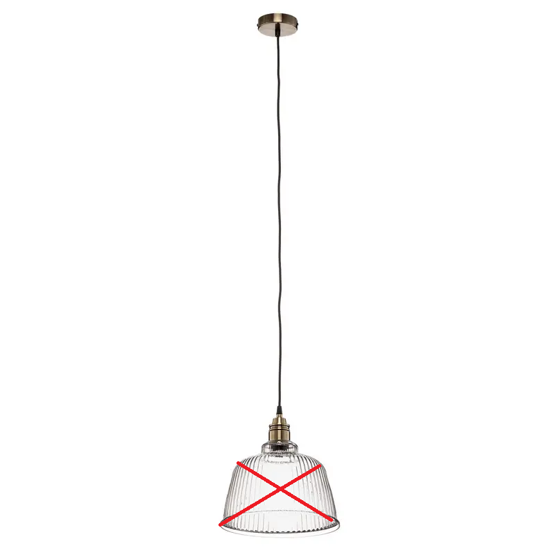 Euluna Hängeleuchte Leana Glas klar LED Hängelampe Lampe Leuchte SIEHE TEXT/FOTO - 4251911796230