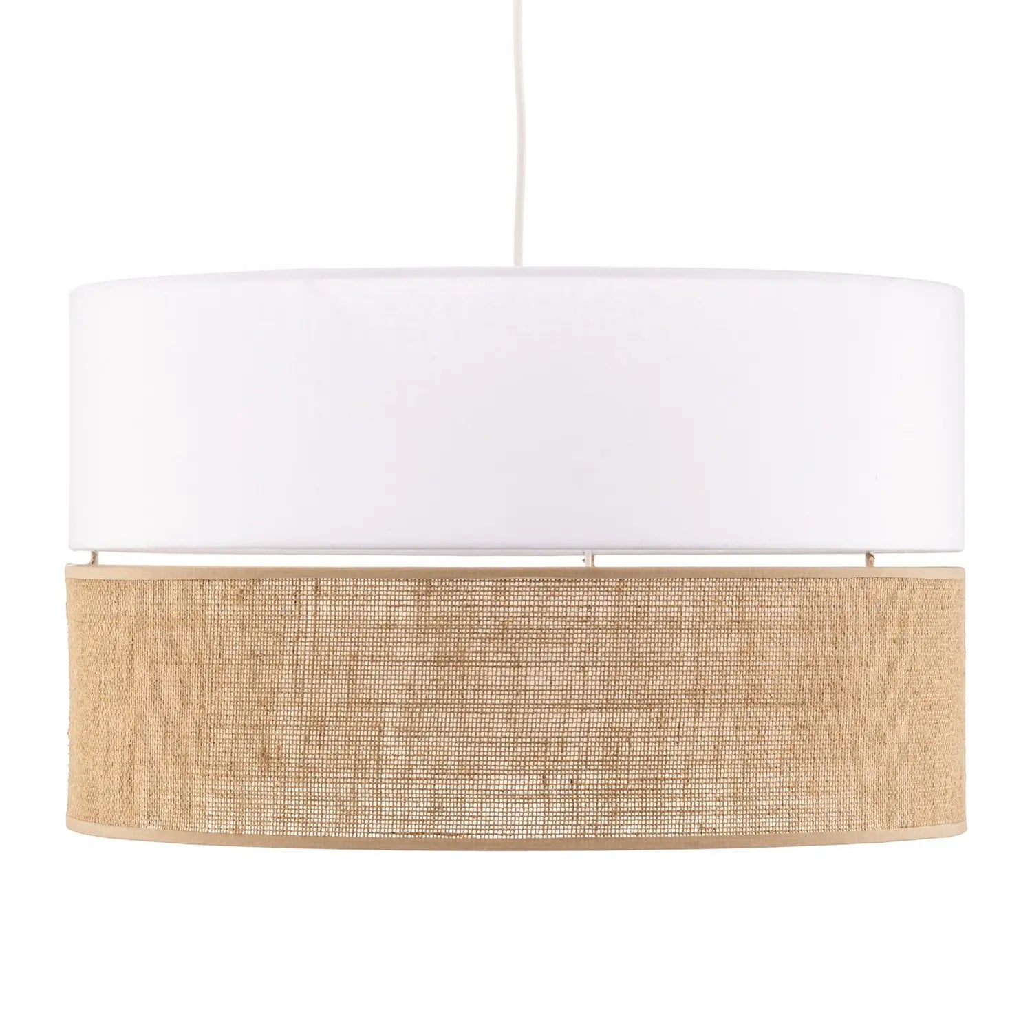 B-Ware Euluna Hängeleuchte Linobianco Jute Weiß Braun Pendelleuchte Lampe Siehe Text - 5901780565732