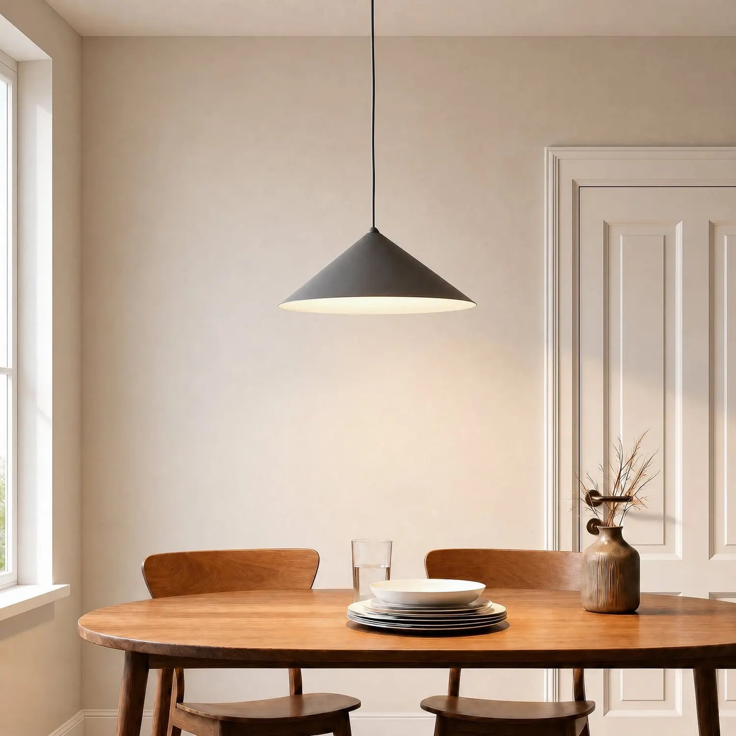 B-Ware Lume Hängeleuchte Pendelleuchte Braun Metall Kunststoff Gx53 40 Cm - 5906135112715