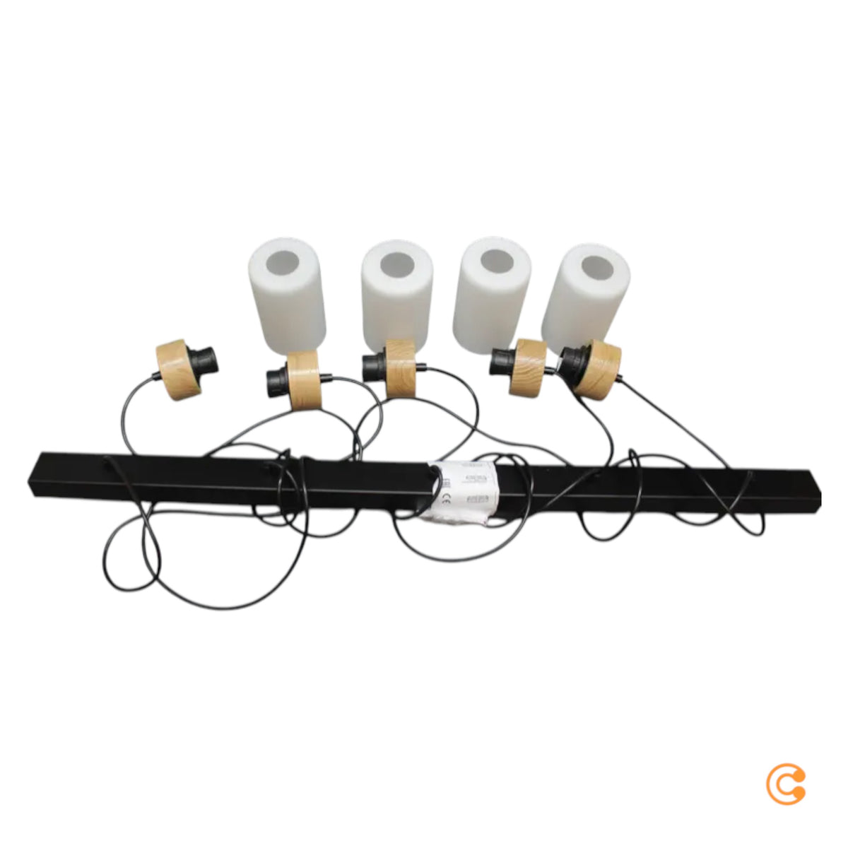Lamkur Lighting Hängeleuchte Pendelleuchte Opalglas 100 cm SIEHE TEXT/FOTO - 5907687453646