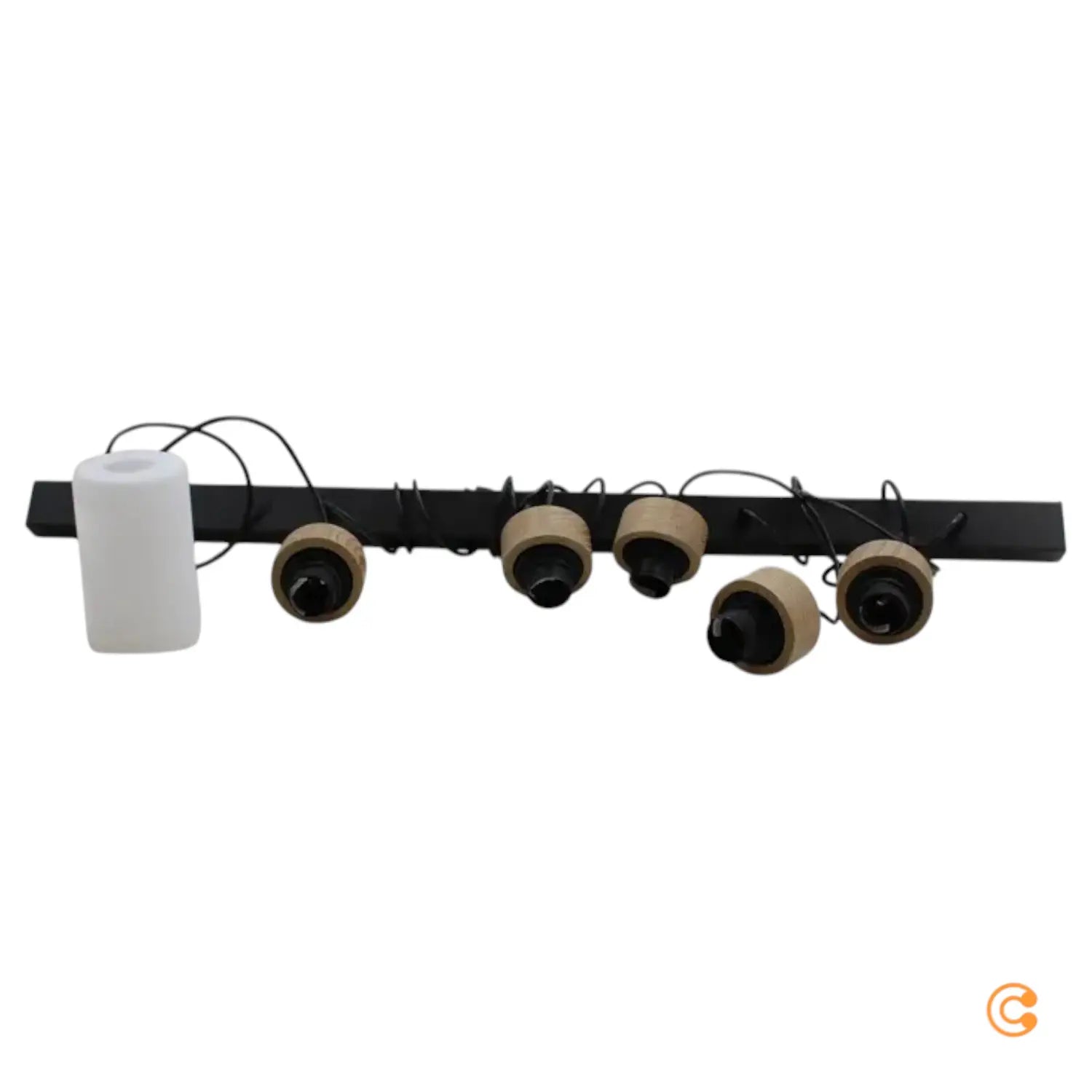 B-Ware Lamkur Lighting Hängeleuchte Pendelleuchte Opalglas Eichenholz Siehe Text/Foto - 5907687453646