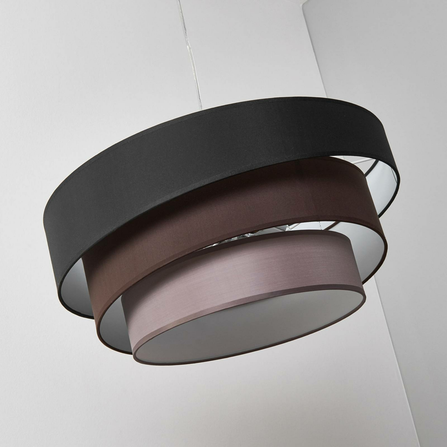 B-Ware Lindby Hängeleuchte Melia Pendelleuchte Deckenlampe Lampe Leuchte Schwarz Braun - 4251096525779