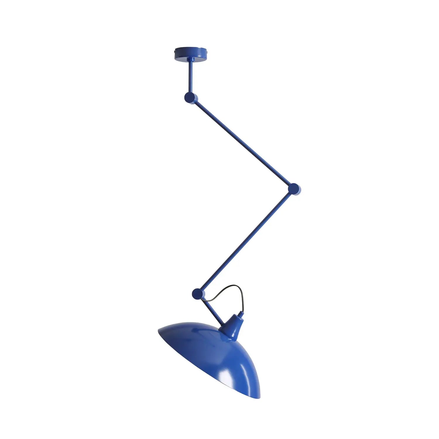 B-Ware Hängeleuchte Pendelleuchte Melos Blau Metall Skandinavisch Höhenverstellbar Led - 5904798659998