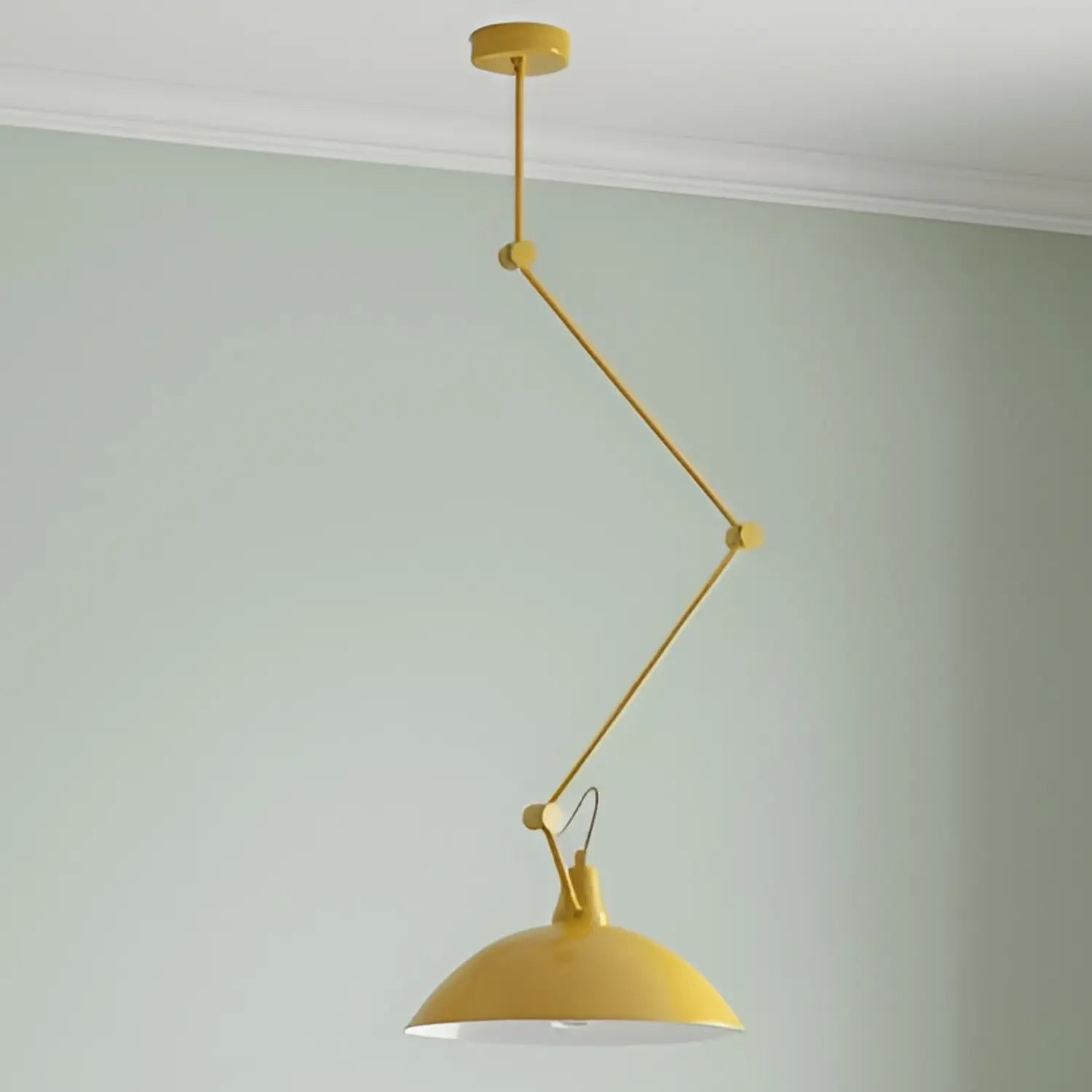 B-Ware Melos Hängeleuchte Pendelleuchte Lampe Gelb Metall Deckenleuchte Esszimmer - 5904798662400