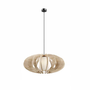 B-Ware Euluna Hängeleuchte Modern A L Pendelleuchte Deckenlampe Lampe Holz E27 ø 60890