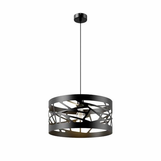 B-Ware Euluna Hängeleuchte Modul Frez Musterschirm ø 39 Cm Schwarz Hängeleuchte Lampe E - 5902335265183