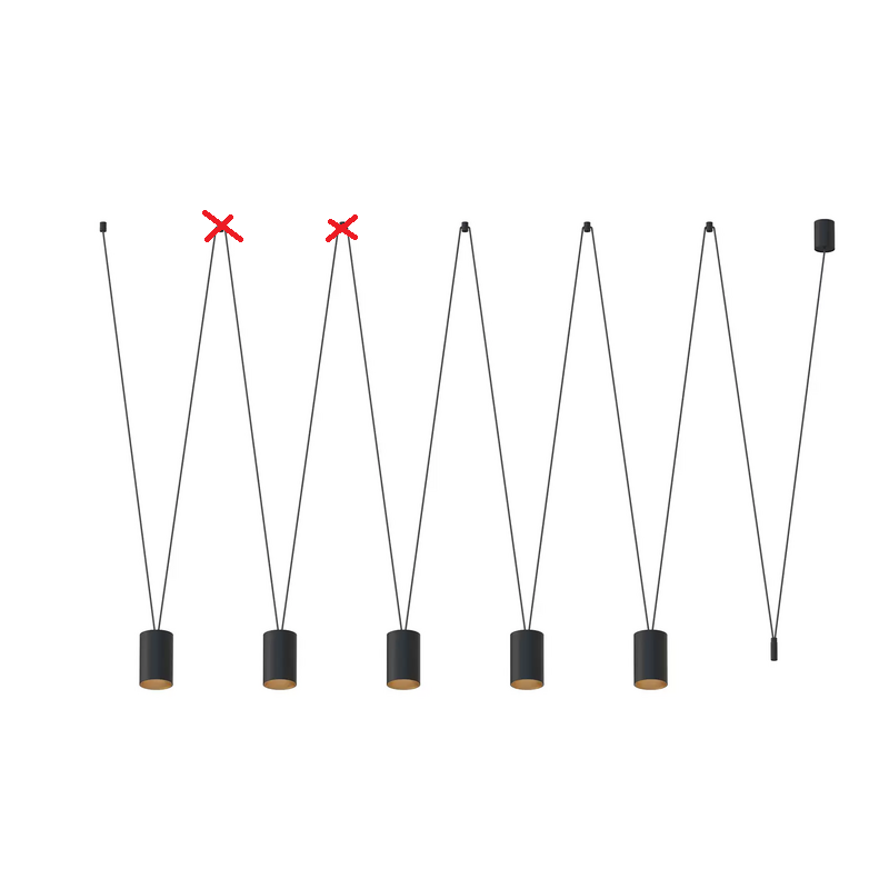 B-Ware Nowodvorski Lighting Hängeleuchte More Tone Deckenlampe Schwarz Siehe Text/Foto - 5903139781794