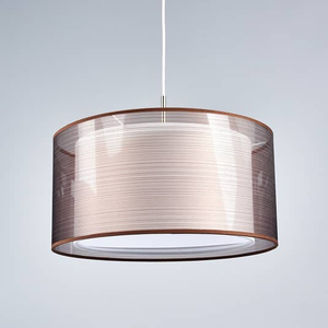B-Ware Lindby Hängeleuchte Nica Deckenlampe Pendelleuchte Deckenlampe E27 40 Cm Braun