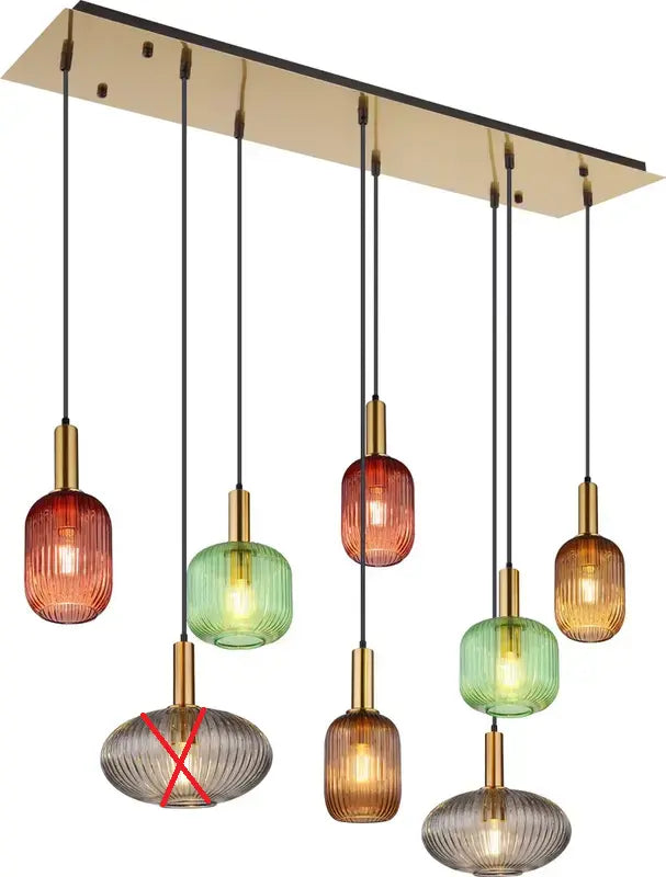B-Ware Globo Lighting Normy Hängeleuchte Pendelleuchte Messingfarben Siehe Text/Foto917 - 9007371443697