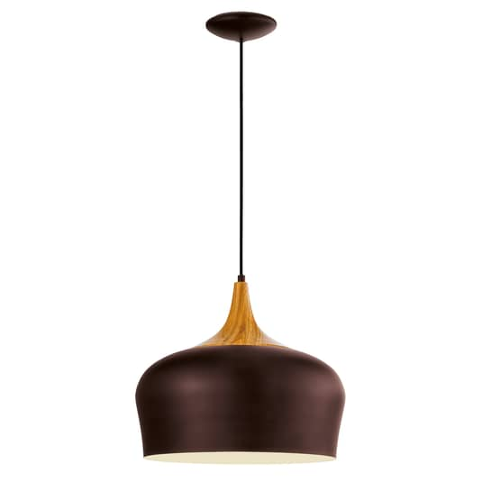 Eglo Hängeleuchte Hängelampe Lampe Leuchte Deckenlampe Obregon In Braun E27 60 W B-Ware - 9002759953850