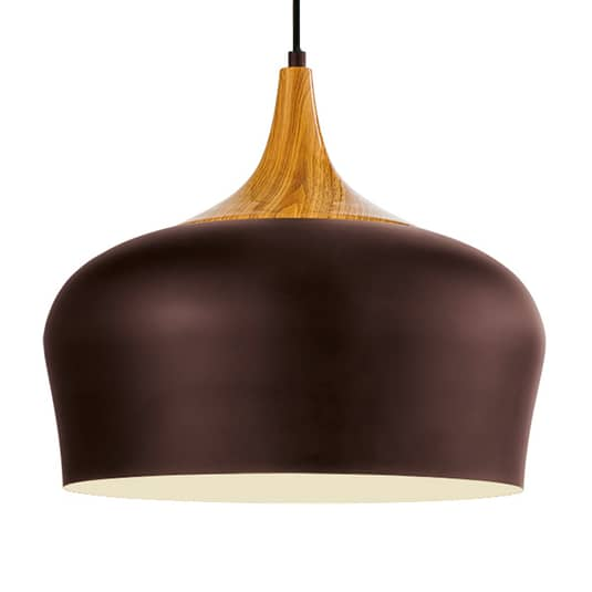 Eglo Hängeleuchte Hängelampe Lampe Leuchte Deckenlampe Obregon In Braun E27 60 W B-Ware - 9002759953850