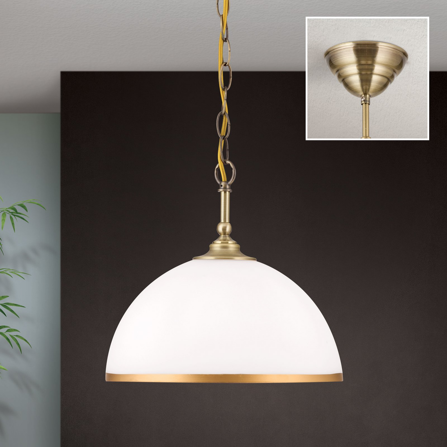 B-Ware Orion Hängeleuchte Old Lamp Hängelampe Deckenlampe Licht Kettenaufhängung 1fl.   - 9003090273973
