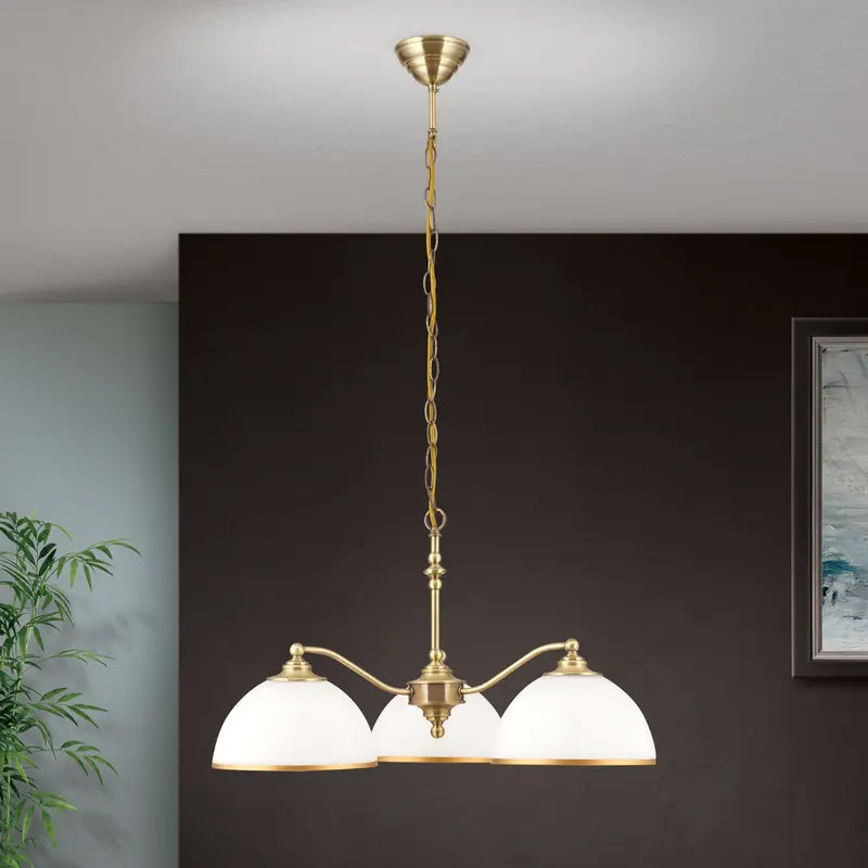 B-Ware Hängeleuchte Old Lamp Mit Kettenabhängung 3 Flg Hängelampe Lampe Siehe Text/F752 - 9003090274031