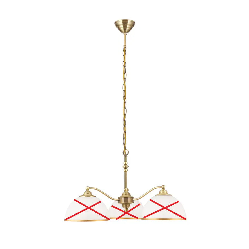 B-Ware Hängeleuchte Old Lamp Mit Kettenabhängung 3 Flg. Hängelampe Siehe Text/Foto - 9003090274031