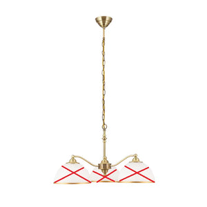 B-Ware Hängeleuchte Old Lamp Mit Kettenabhängung 3 Flg. Hängelampe Siehe Text/Foto