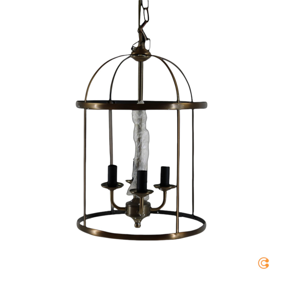 Steinhauer Pendelleuchte Laternenpendelleuchte Pimpernel Hängeleuchte E14 Bronze B-Ware - 8712746051957
