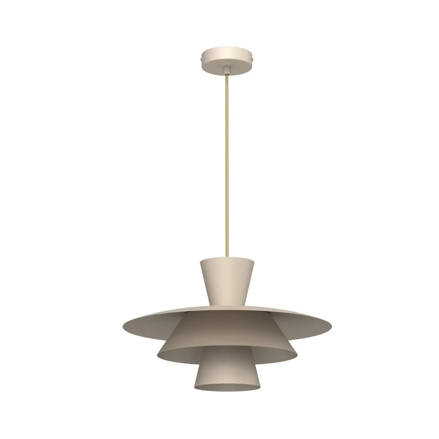 B-Ware Plato Hängeleuchte Pendelleuchte ø38cm Beige Stahl Lampe Leuchte Beleuchtung - 5907565944907