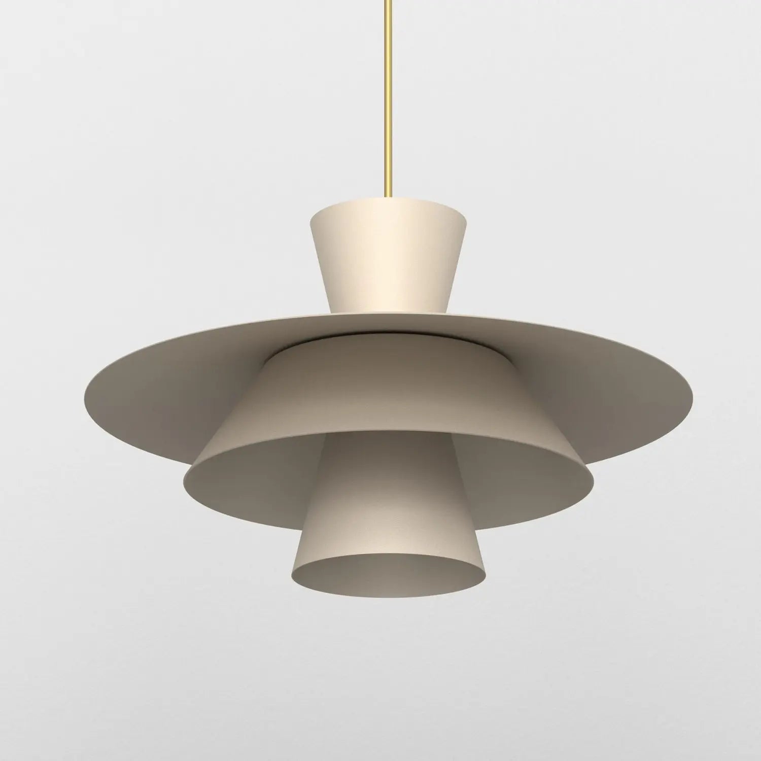 B-Ware Plato Hängeleuchte Pendelleuchte ø38cm Beige Stahl Lampe Leuchte Beleuchtung - 5907565944907