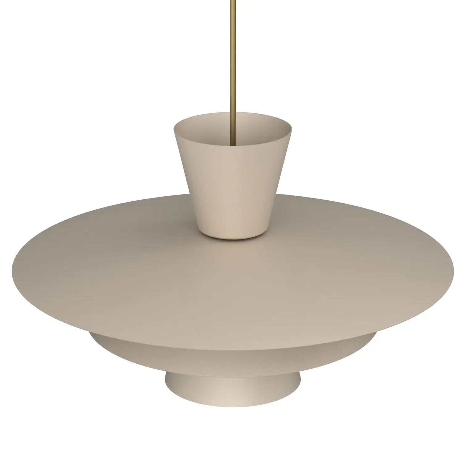 B-Ware Plato Hängeleuchte Pendelleuchte ø38cm Beige Stahl Lampe Leuchte Beleuchtung - 5907565944907