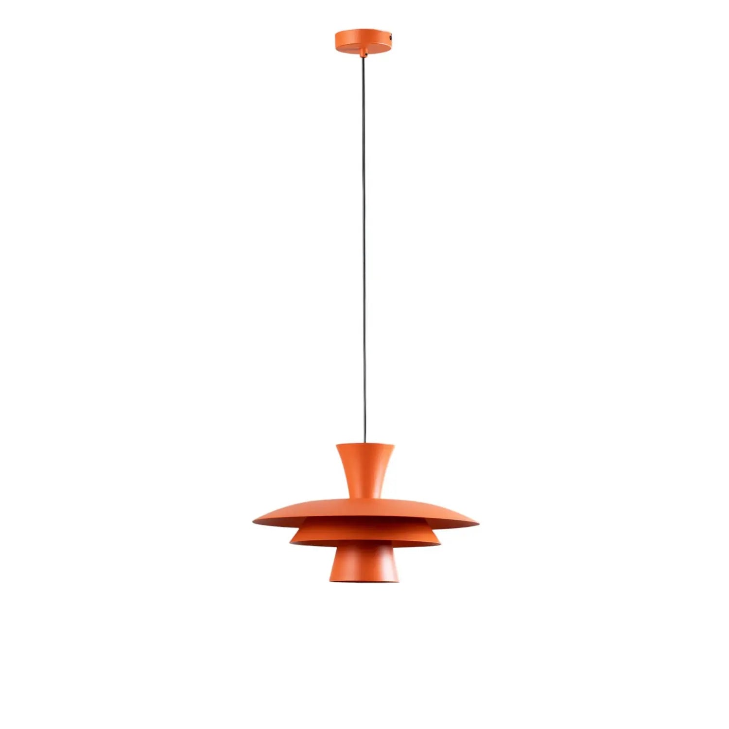 B-Ware Luminex Hängeleuchte Pendelleuchte Plato Orange Stahl Lampe Leuchte E27 ø 3866