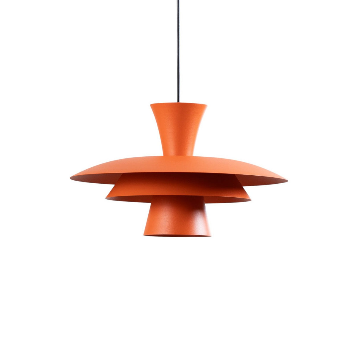 Luminex Hängeleuchte Pendelleuchte Plato orange Stahl Lampe Leuchte E27 Ø 3866 - 5907565945058