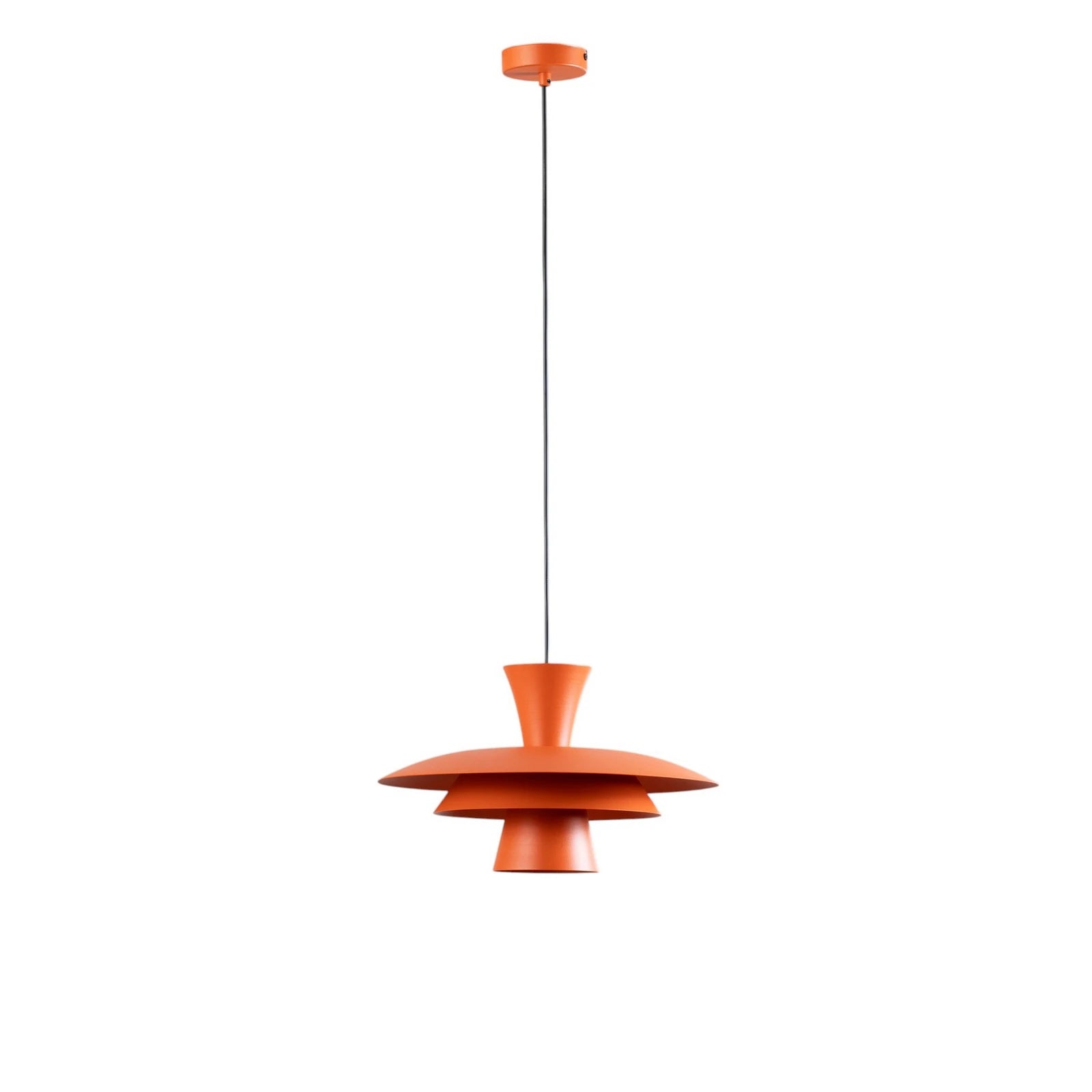 Luminex Hängeleuchte Pendelleuchte Plato orange Stahl Lampe Leuchte E27 Ø 3866 - 5907565945058