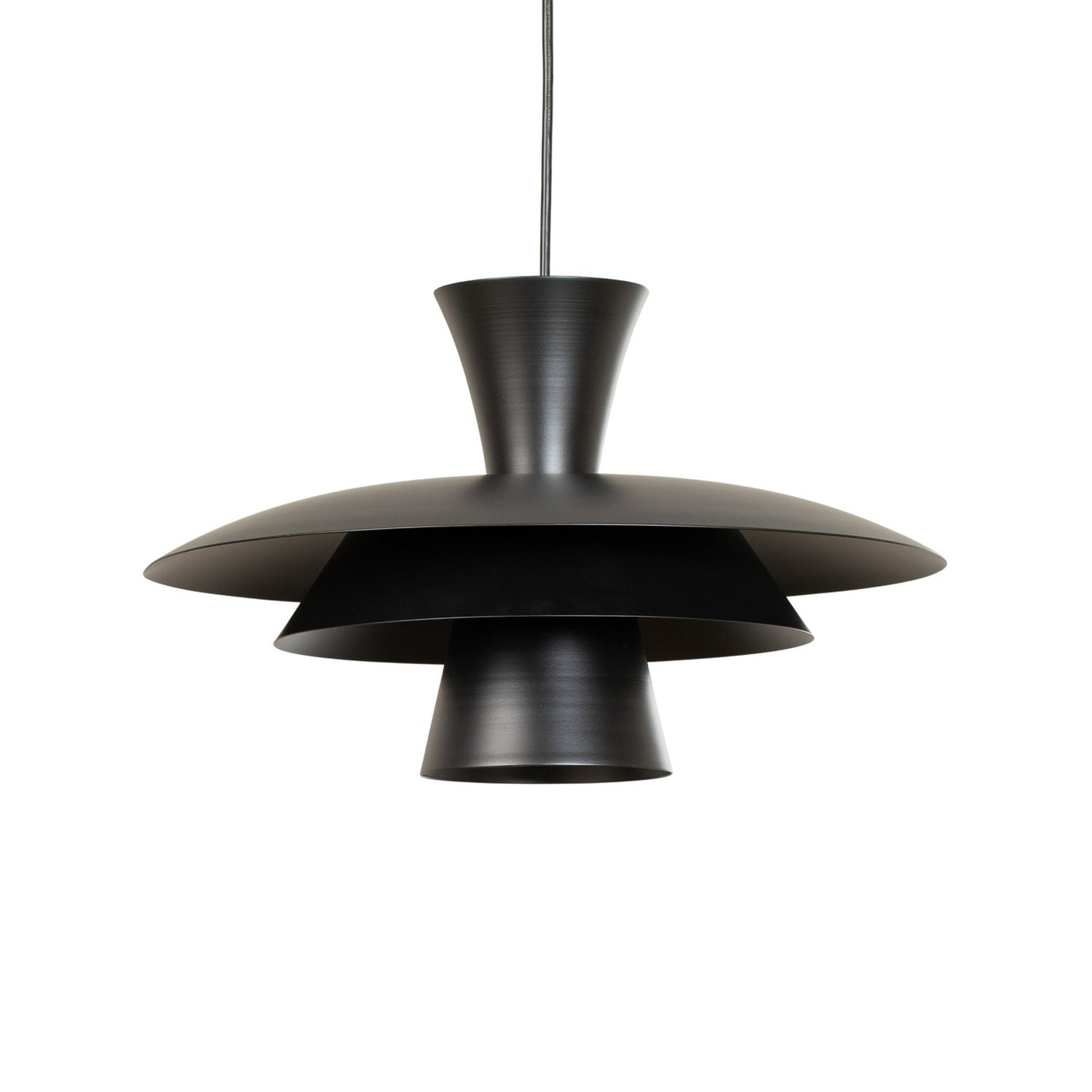 B-Ware Plato Hängeleuchte Pendelleuchte Schwarz Stahl E27 Wohnzimmer Beleuchtung - 5907565944860