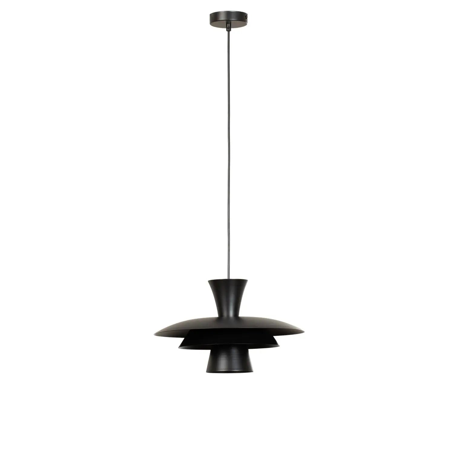 B-Ware Plato Hängeleuchte Pendelleuchte Schwarz Stahl E27 Wohnzimmer Beleuchtung - 5907565944860