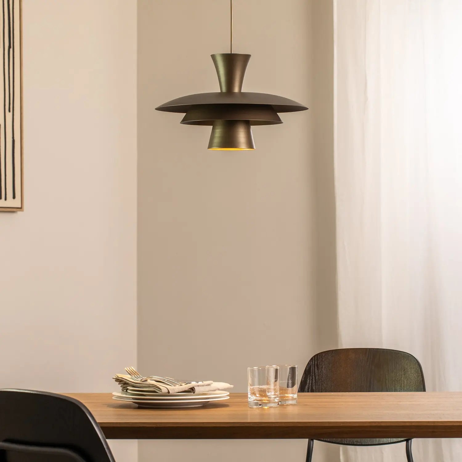 B-Ware Hängeleuchte Plato Pendelleuchte Titan Stahl Lampe E27 Led Wohnzimmer Esszimmer - 5907565944914