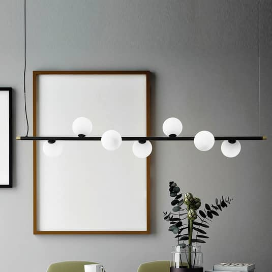 Sforzin Hängeleuchte Hängeleuchte Lampe Leuchte Pomì Waagerecht Siebenflammig B-Ware - 8050612944065