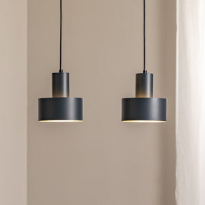 B-Ware Sigma Hängeleuchte Pendellampe Rif 2 anthrazit Stahl 2flg linear dimmbar E27