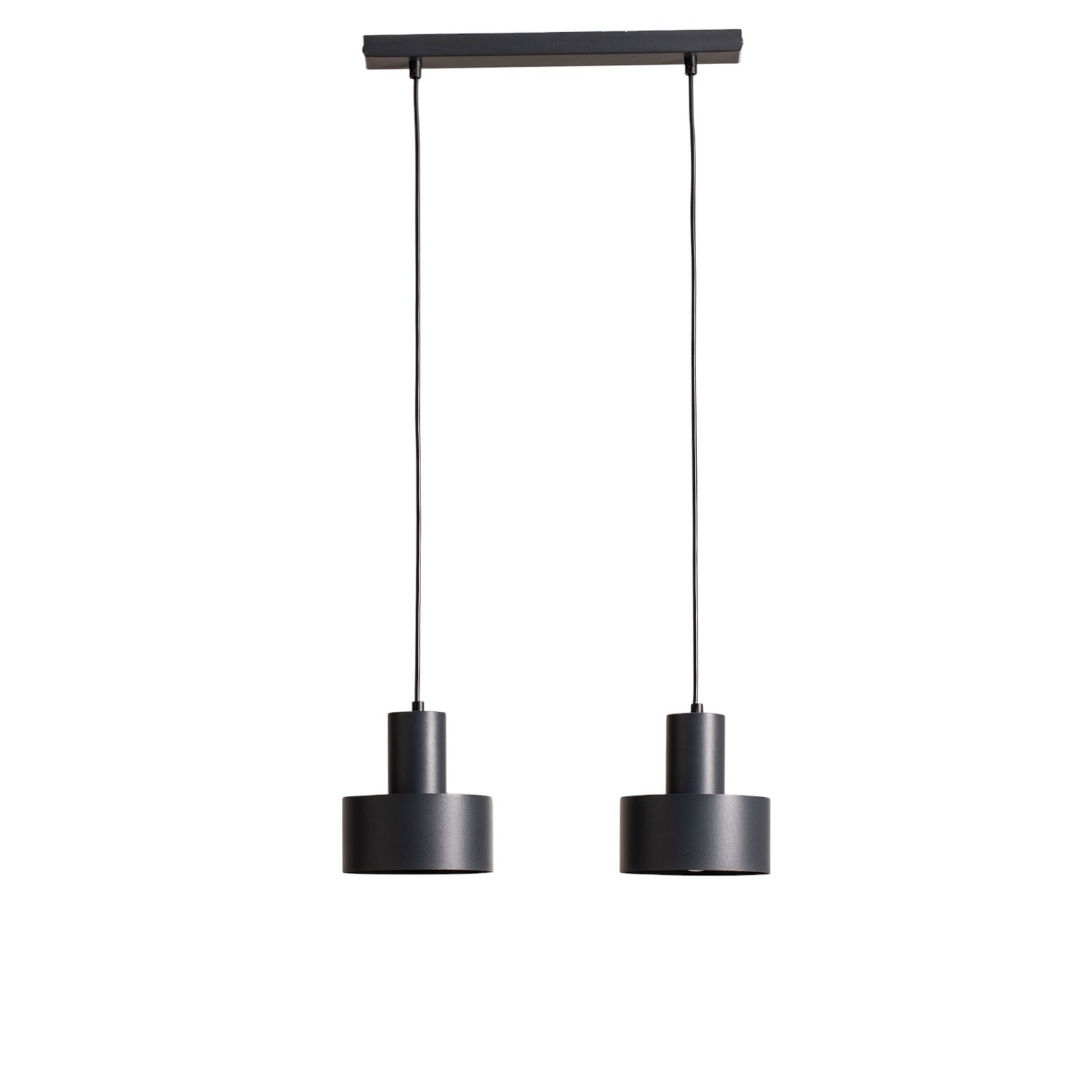 Sigma Hängeleuchte Pendellampe Rif 2 anthrazit Stahl 2flg linear dimmbar E27 - 5902846810667