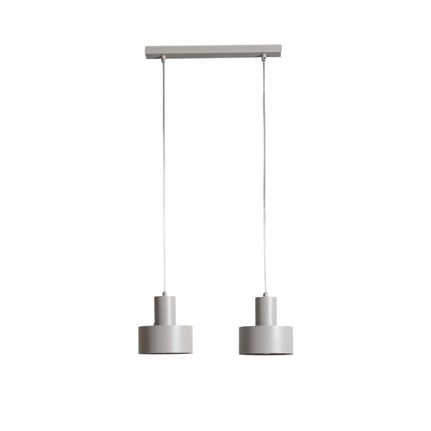 B-Ware Sigma Hängeleuchte Pendelleuchte Rif 2 Hängeleuchte Taupe 2 Flammig Linear St901