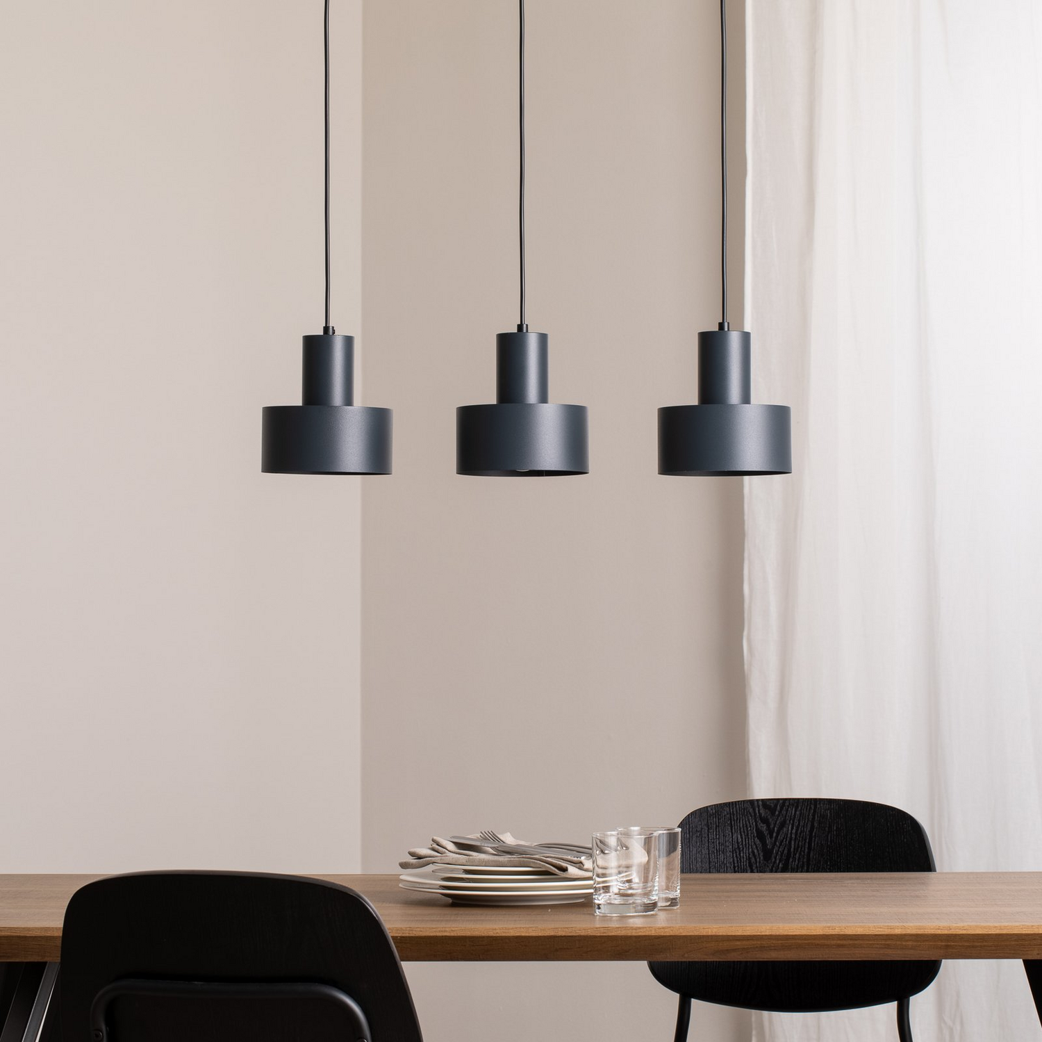 B-Ware Sigma Rif 3 Hängeleuchte Pendelleuchte Lampe 3fl Anthrazit Siehe Text/Foto - 5902846810728