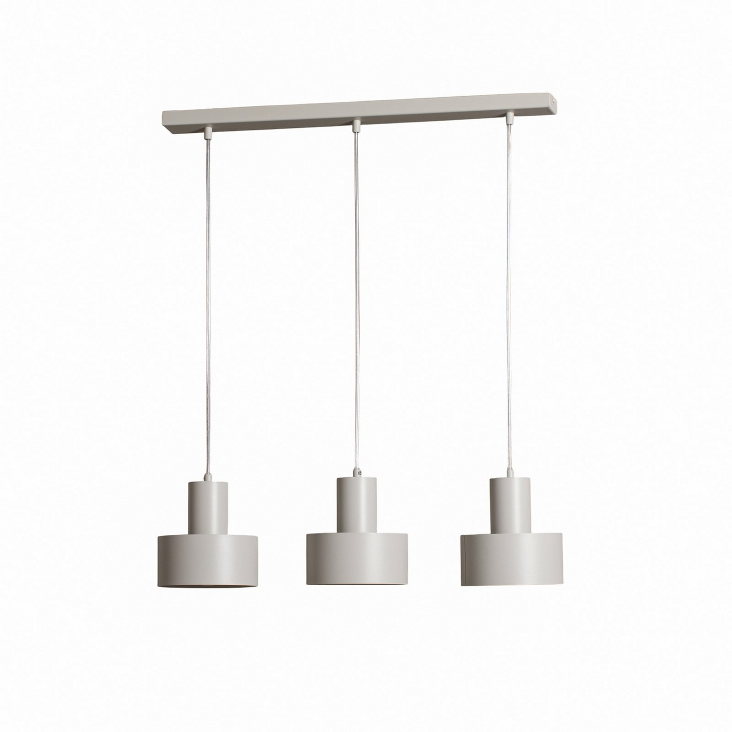 B-Ware Hängeleuchte Rif 3 Hängeleuchte Pendellampe Taupe 3 Flammig Linear Stahl - 5902846810698