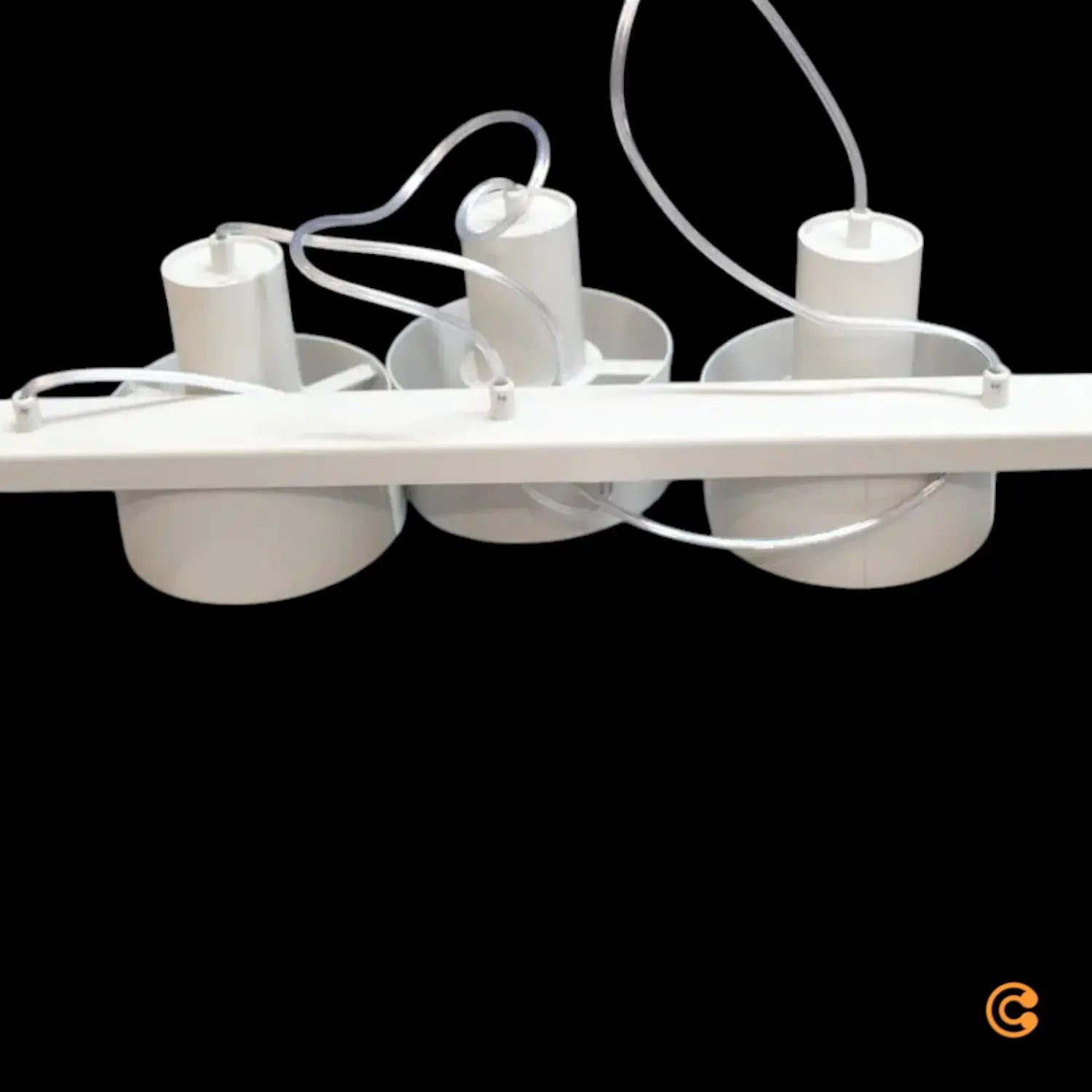 B-Ware Hängeleuchte Rif 3 Hängeleuchte Pendellampe Taupe Linear Stahl Siehe Text/Foto - 5902846810698