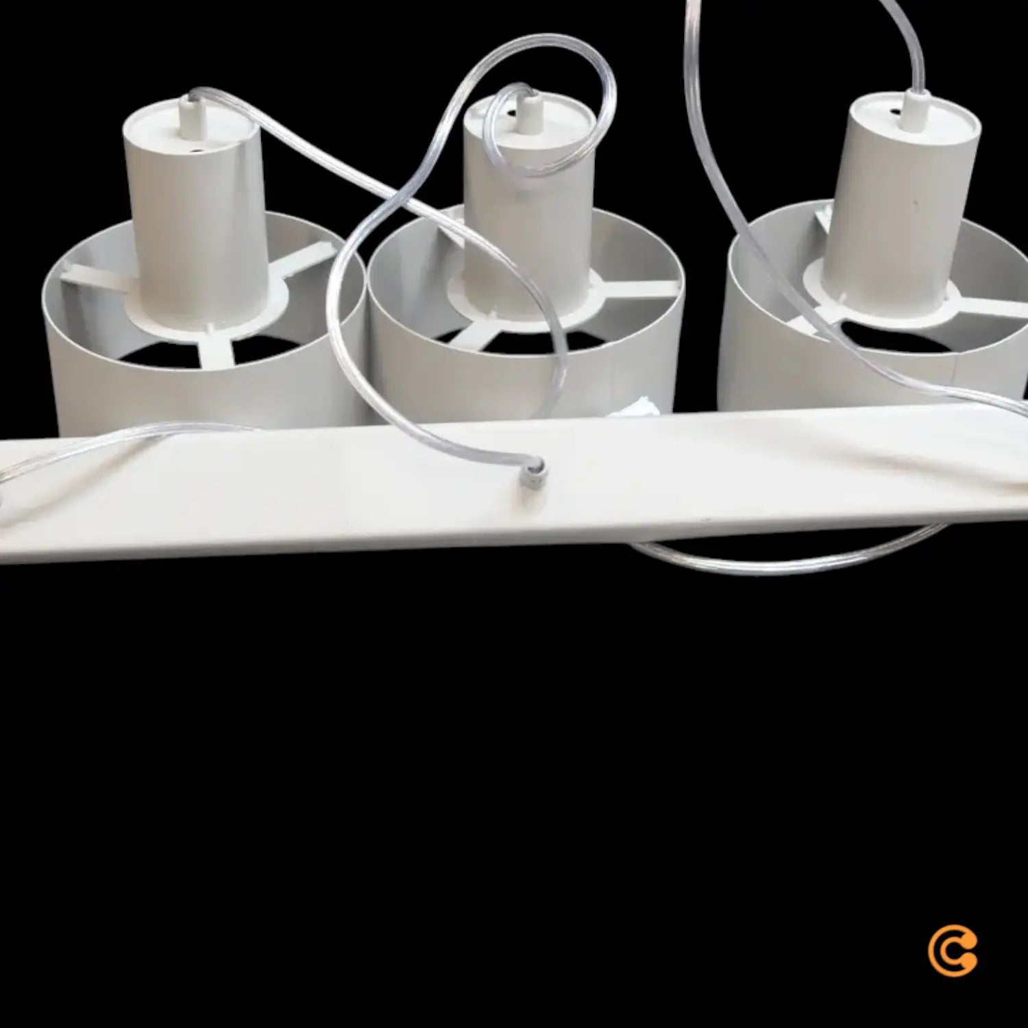 B-Ware Hängeleuchte Rif 3 Hängeleuchte Pendellampe Taupe Linear Stahl Siehe Text/Foto - 5902846810698