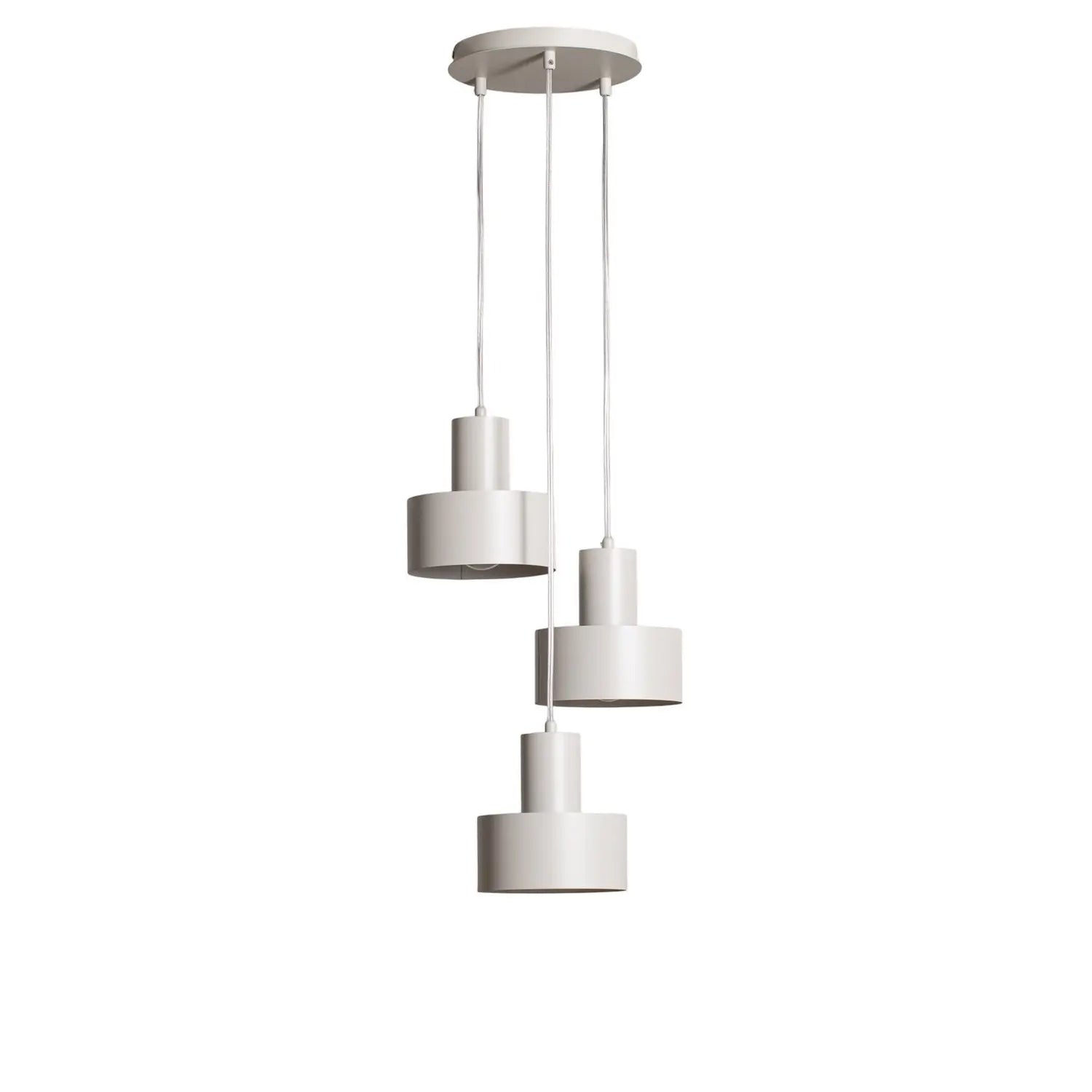 B-Ware Hängeleuchte Rif 3 Pendelleuchte Lampe Taupe Rund 3 Flammig ø 33 Cm Siehe Text - 5902846810759