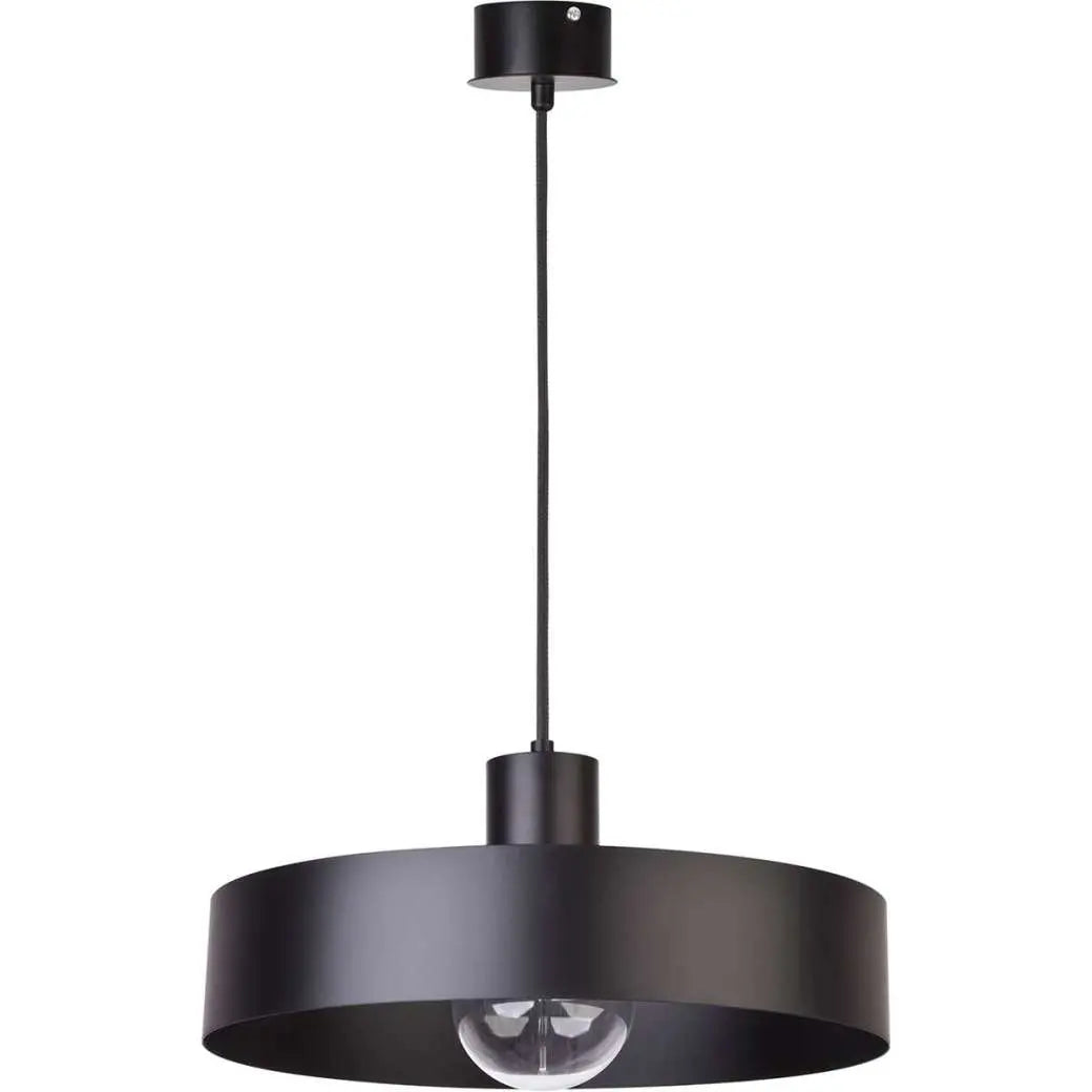 B-Ware Sigma Rif Hängeleuchte Pendelleuchte Lampe E27 Stahl 35cm Max 90cm Schwarz - 5902335263967