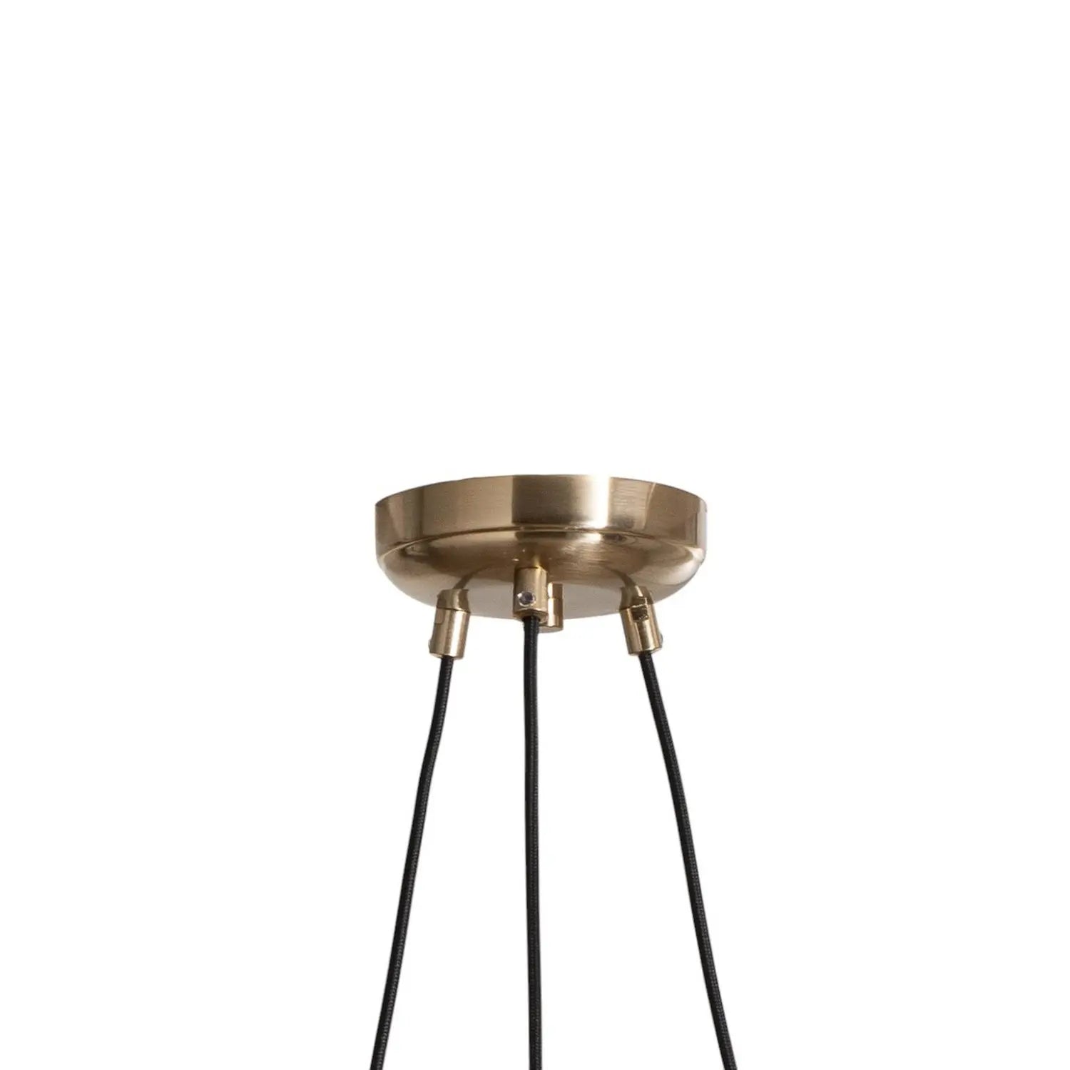 B-Ware Lucea Rolan Hängeleuchte Pendelleuchte Glas Messingfarben ø 56 Cm 3 Flammig E27 - 8698525683222