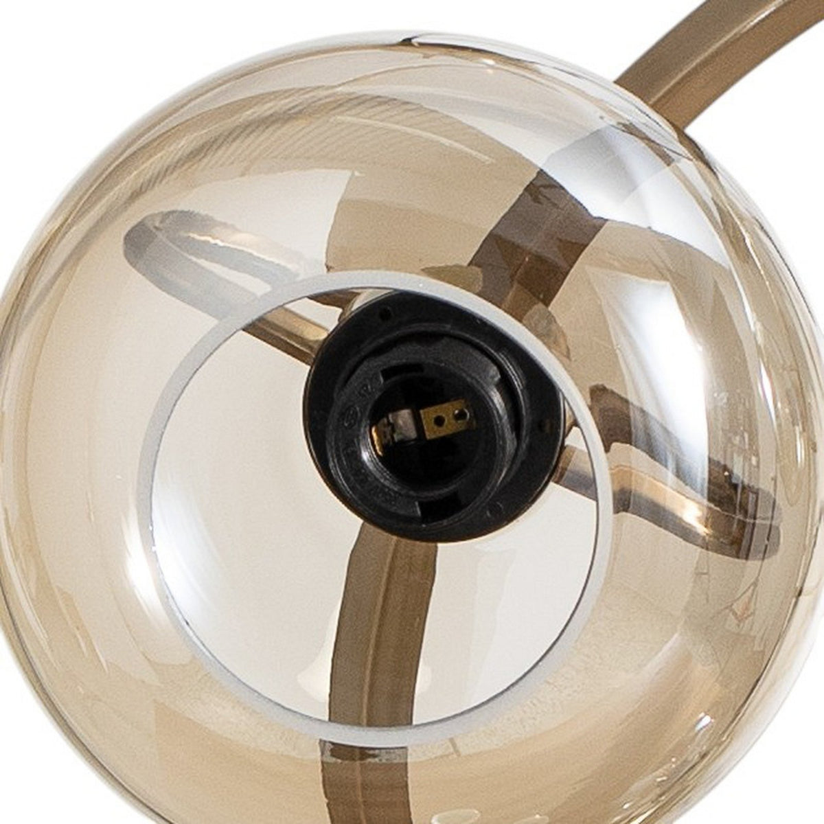 Lucea Rolan Hängeleuchte Pendelleuchte Glas messingfarben Ø 56 cm 3-flammig E27 - 8698525683222