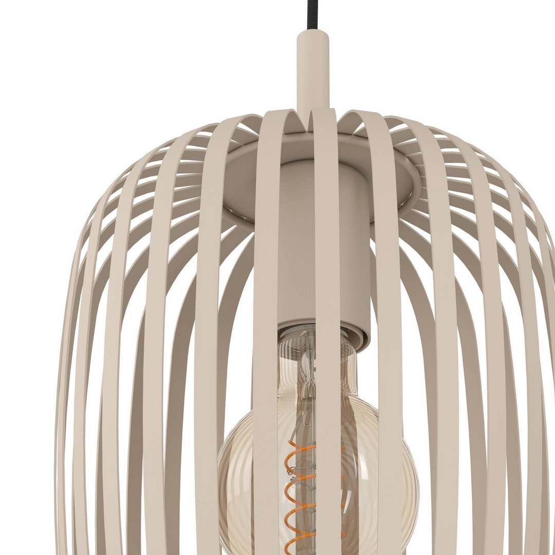 Eglo Hängeleuchte Romazzina ø 46 Cm Sandfarben Stahl Deckenlampe Siehe Text/Foto B-Ware - 9008606258574