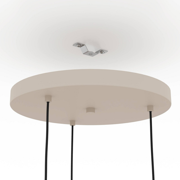 Eglo Hängeleuchte Romazzina ø 46 Cm Sandfarben Stahl Deckenlampe Siehe Text/Foto B-Ware - 9008606258574
