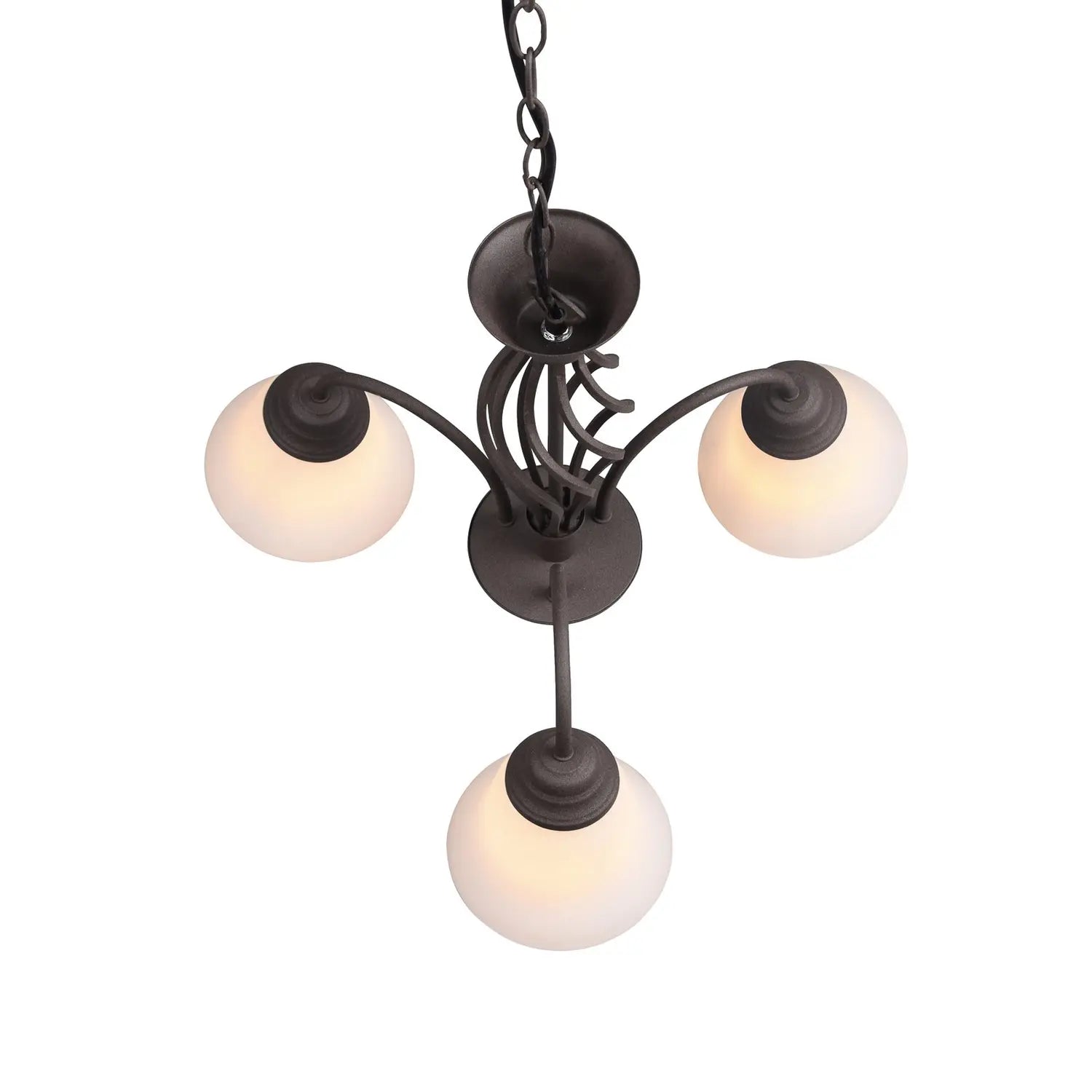 B-Ware Trio Lighting Hängeleuchte Pendelleuchte Rustica Rostfarben Dreiflammig Glas - 4017807504675