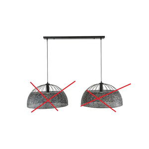B-Ware Setengah Hängeleuchte Hängelampe Leuchte Lampe Pendelleuchte Siehe Text/Foto