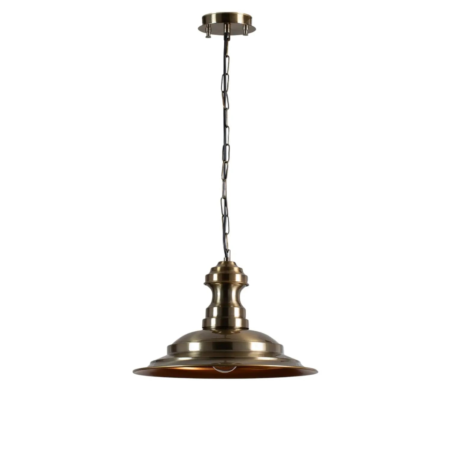B-Ware Hängeleuchte Pendelleuchte Sivani Leuchte Gold Antik Metall Esszimmer Wohnzimmer - 8681875637847