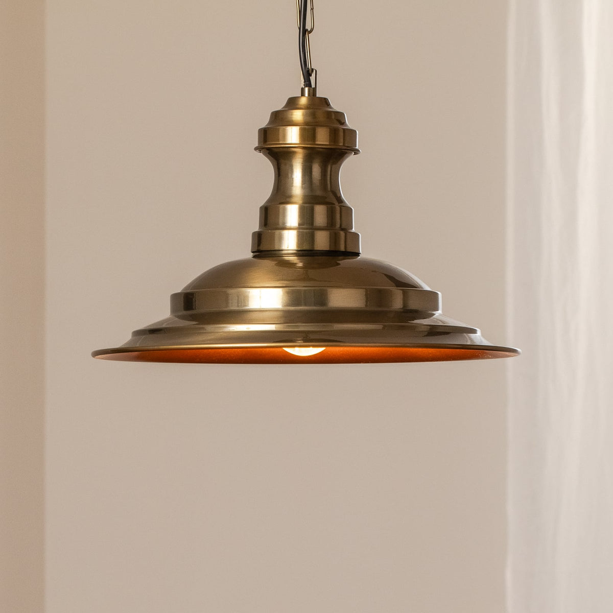 Hängeleuchte Pendelleuchte Sivani Leuchte gold antik Metall Esszimmer Wohnzimmer - 8681875637847